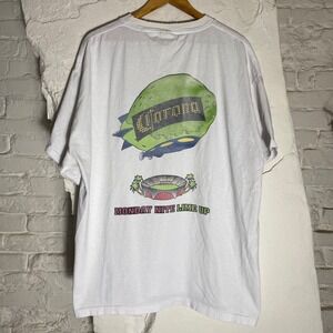 Vintage 90s Corona Extra Monday Nite Lime Up Beer TShirt Men's XX Large